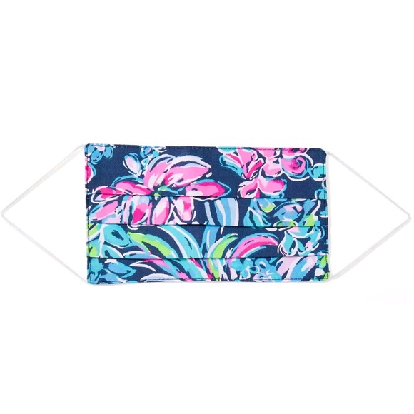 LILLY PULITZER Face Mask Pineapple Paradise - Picture 1 of 4